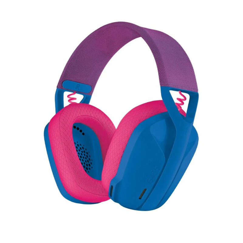 Logitech G435 Lightspeed Wireless Gaming Headset - Blue/Raspberry - سماعة